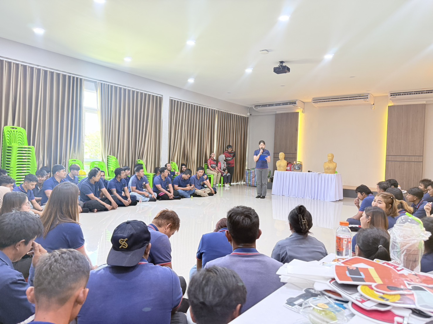 โครงการอบรมการปฐมพยาบาลเบื้องต้นในสถานประกอบกิจการ