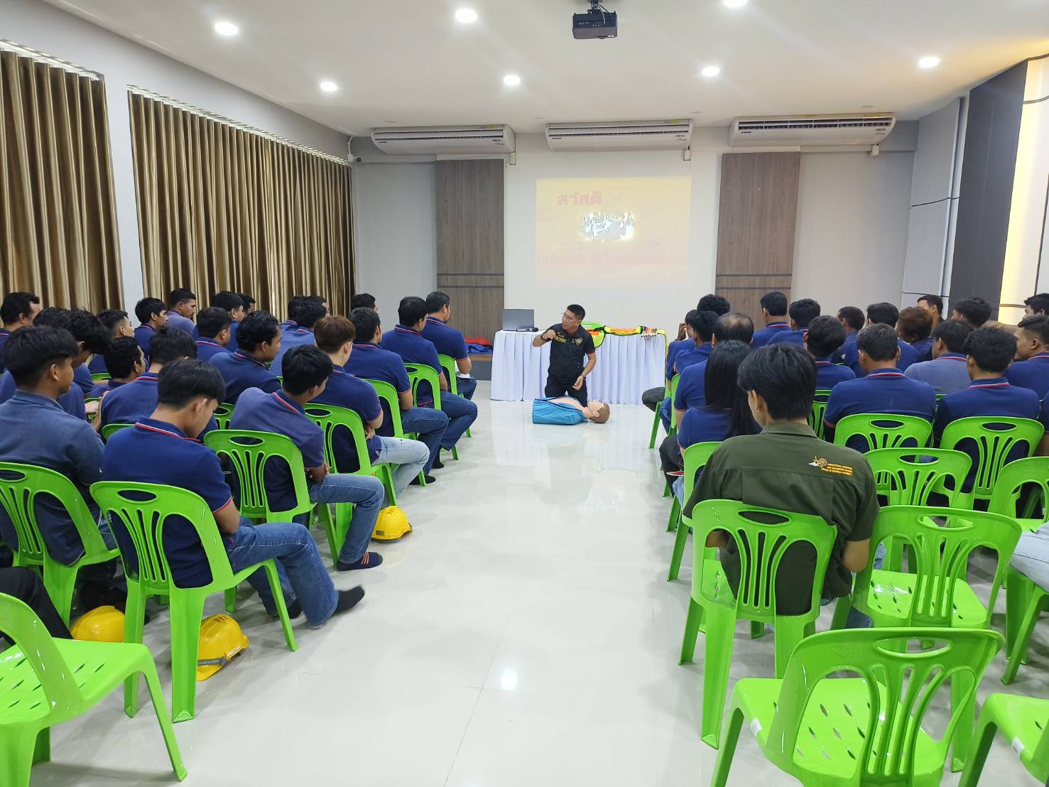 การฝึกซ้อมดับเพลิงและอพยพหนีไฟประจำปี 2569